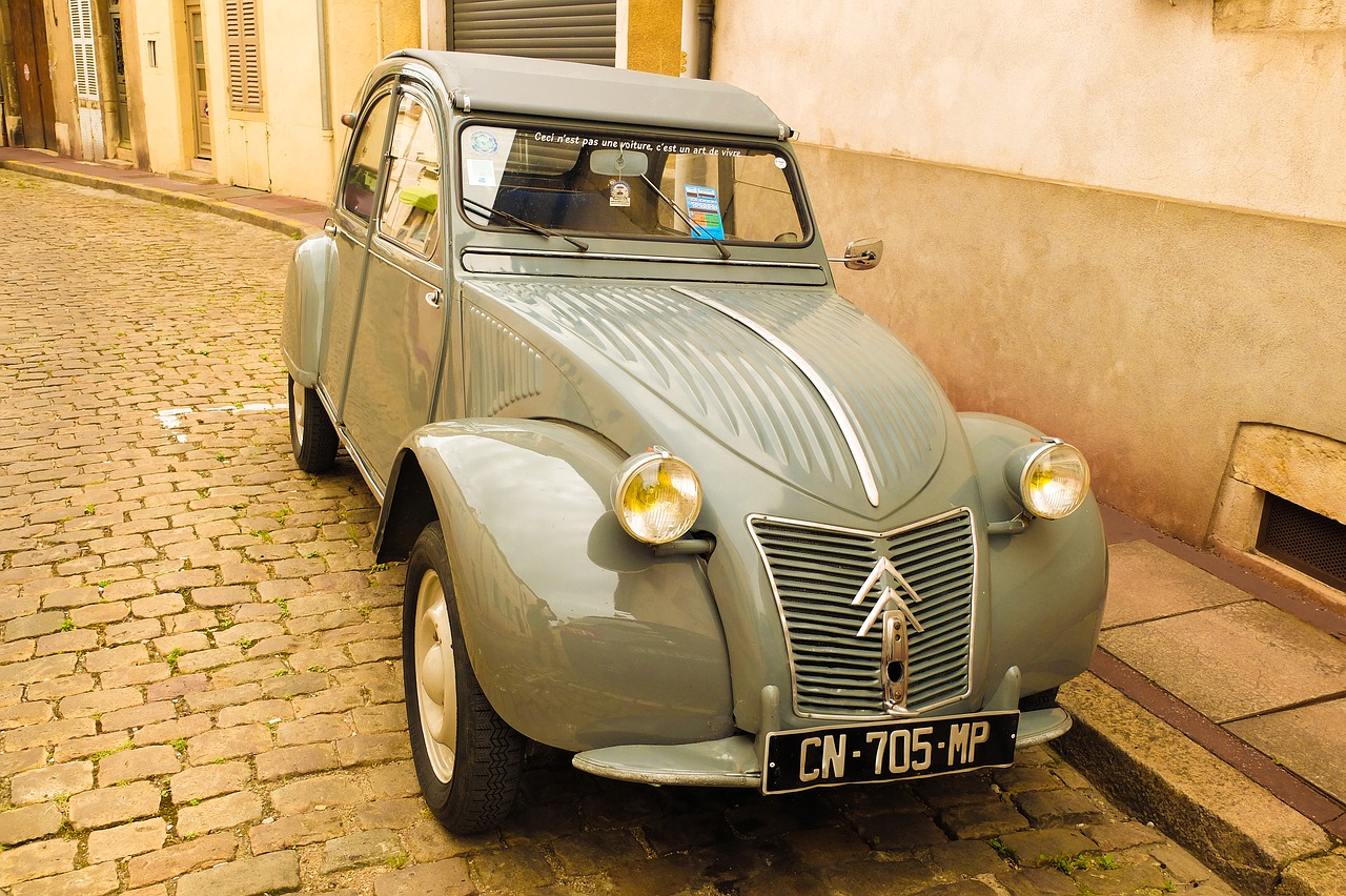 Image - car 2cv citroën old french
