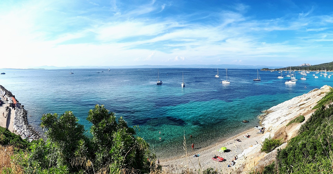 Image - ile porquerolles sea sand boat