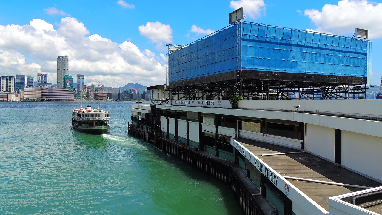 Image - hongkong ferry hong kong asia