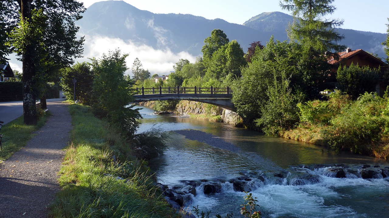 Image - weißach river flow water bavaria