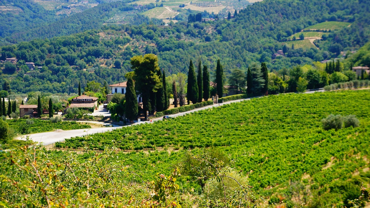 Image - tuscany italy landscape panorama