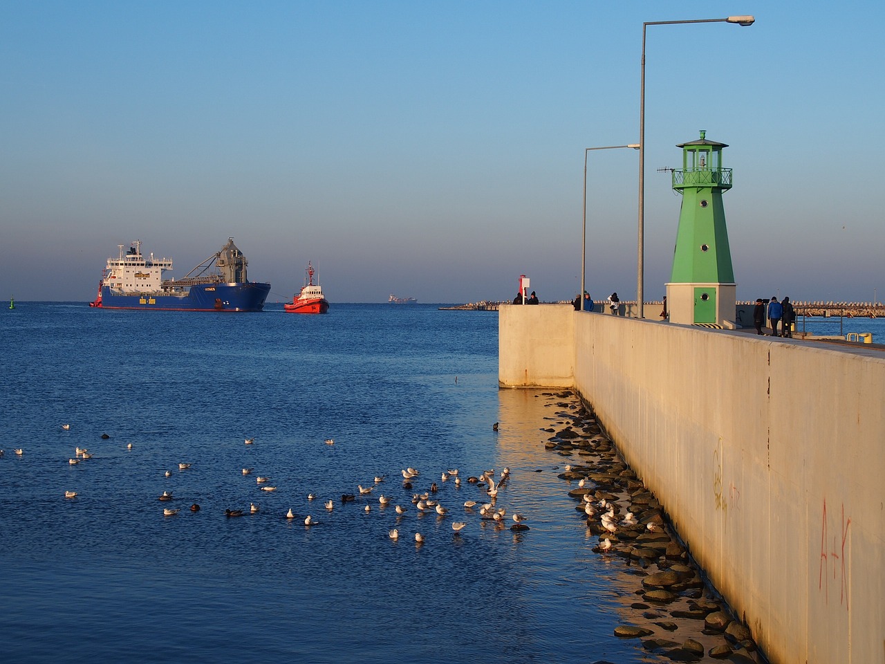 Image - sea lantern ships lighthouse water