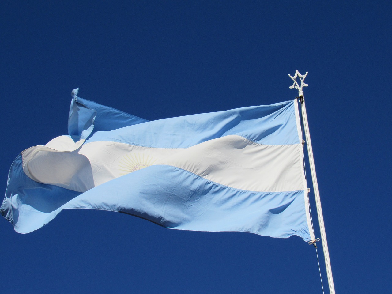 Image - argentina flag wave celeste nation