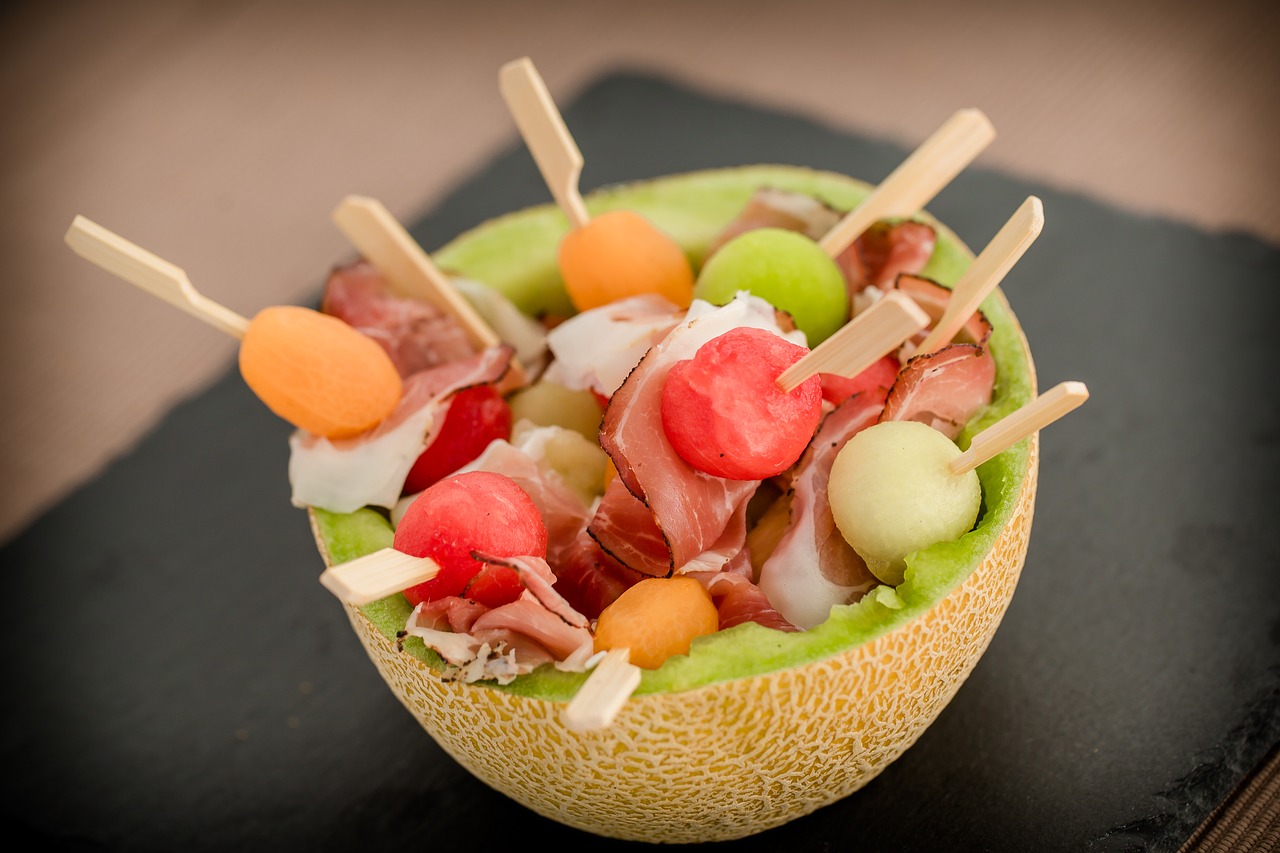 Image - party square finger food snack