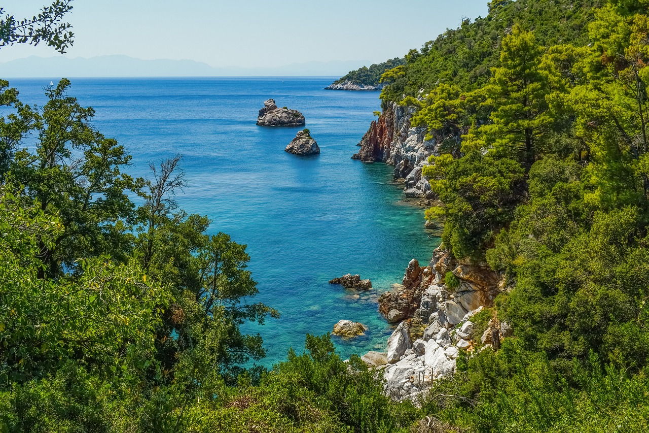 Image - greece skopelos stafylos landscape