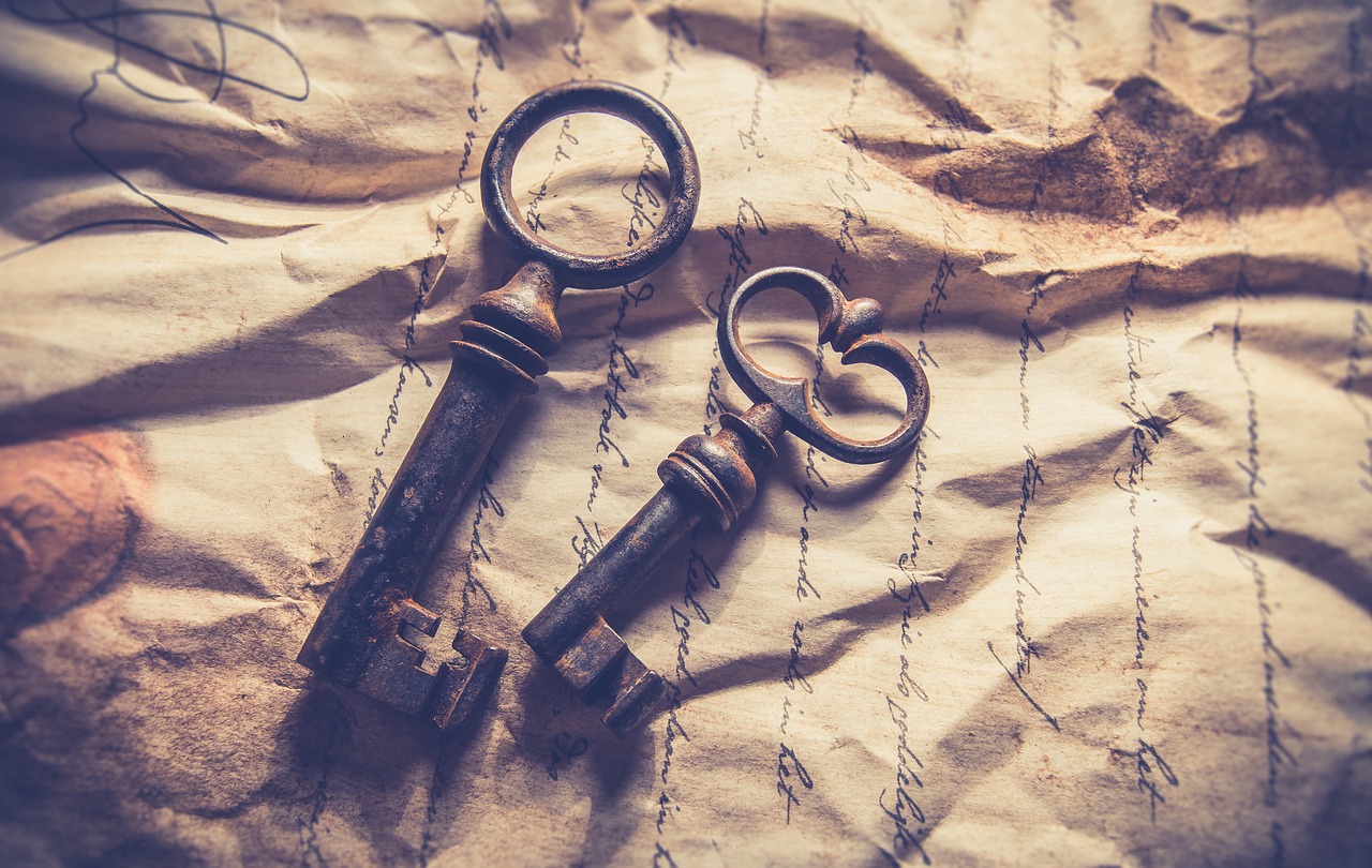 Image - key vintage old background retro