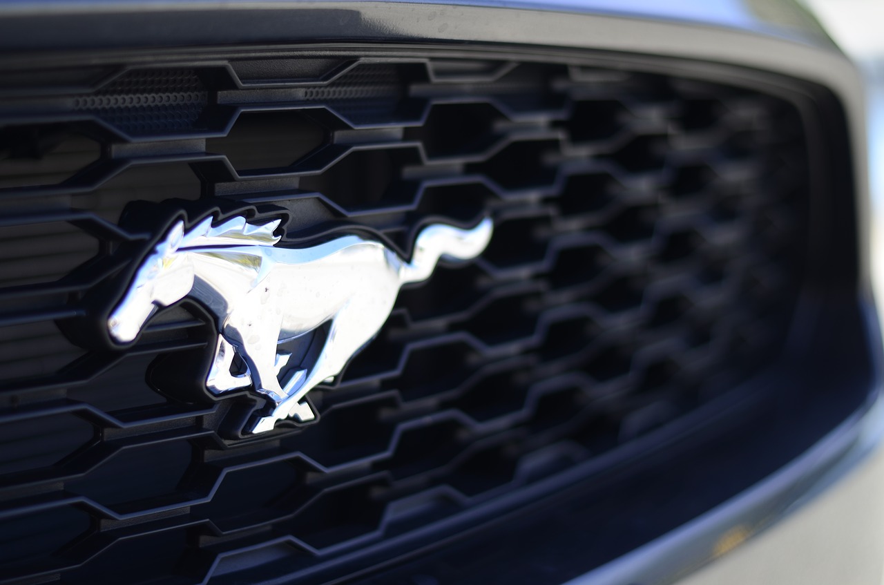 Image - usa california ford mustang grille