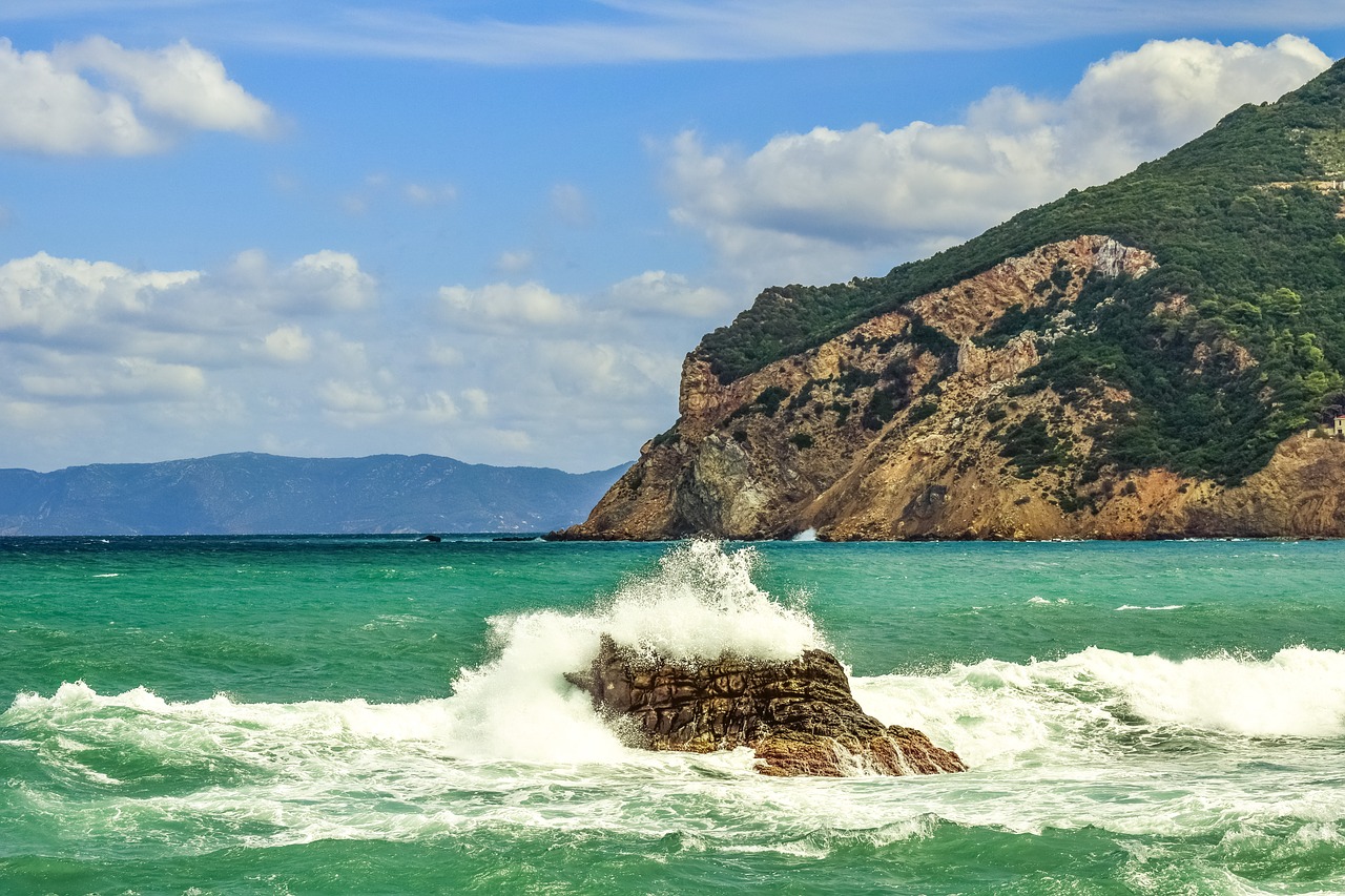 Image - greece skopelos landscape sea rock