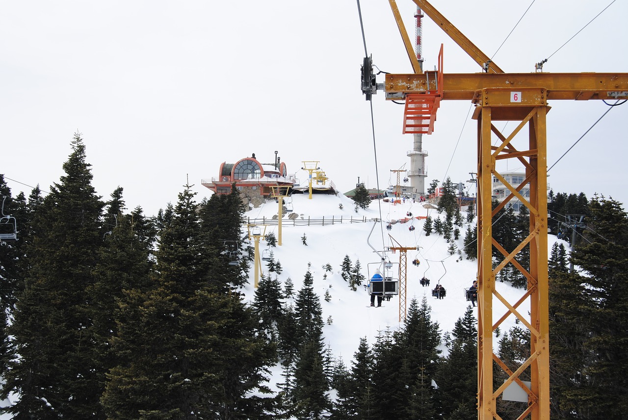 Image - winter snow ski lift sky holiday