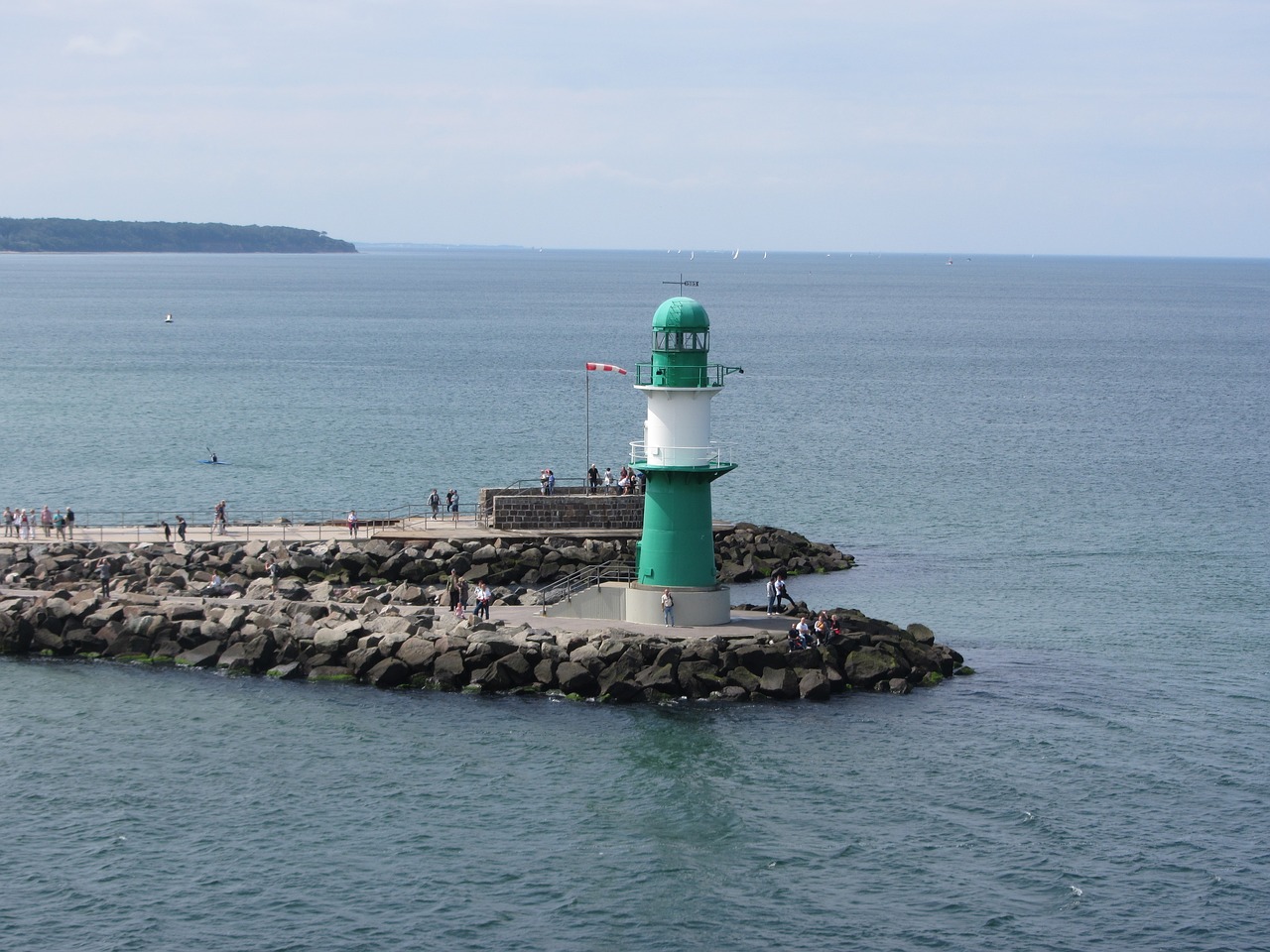 Image - warnemünde baltic sea coast sea
