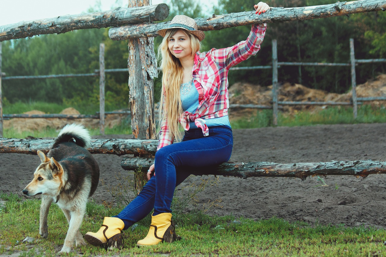 Image - country village cowboy girl hat