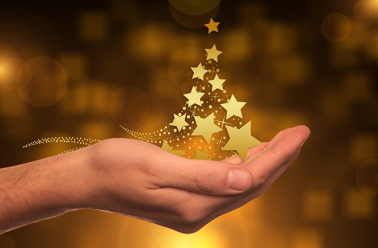 Image - christmas star advent background