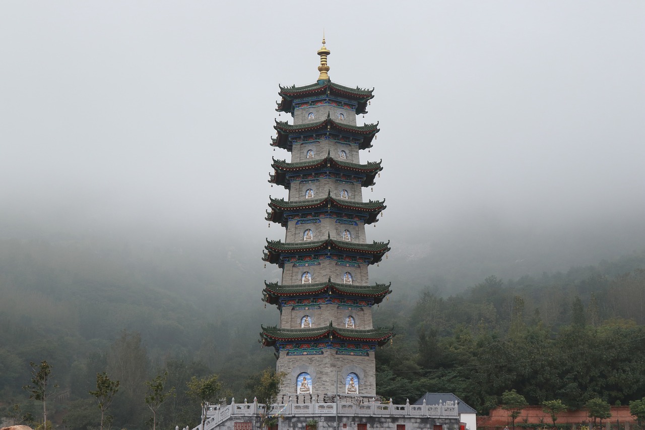 Image - tower building fog