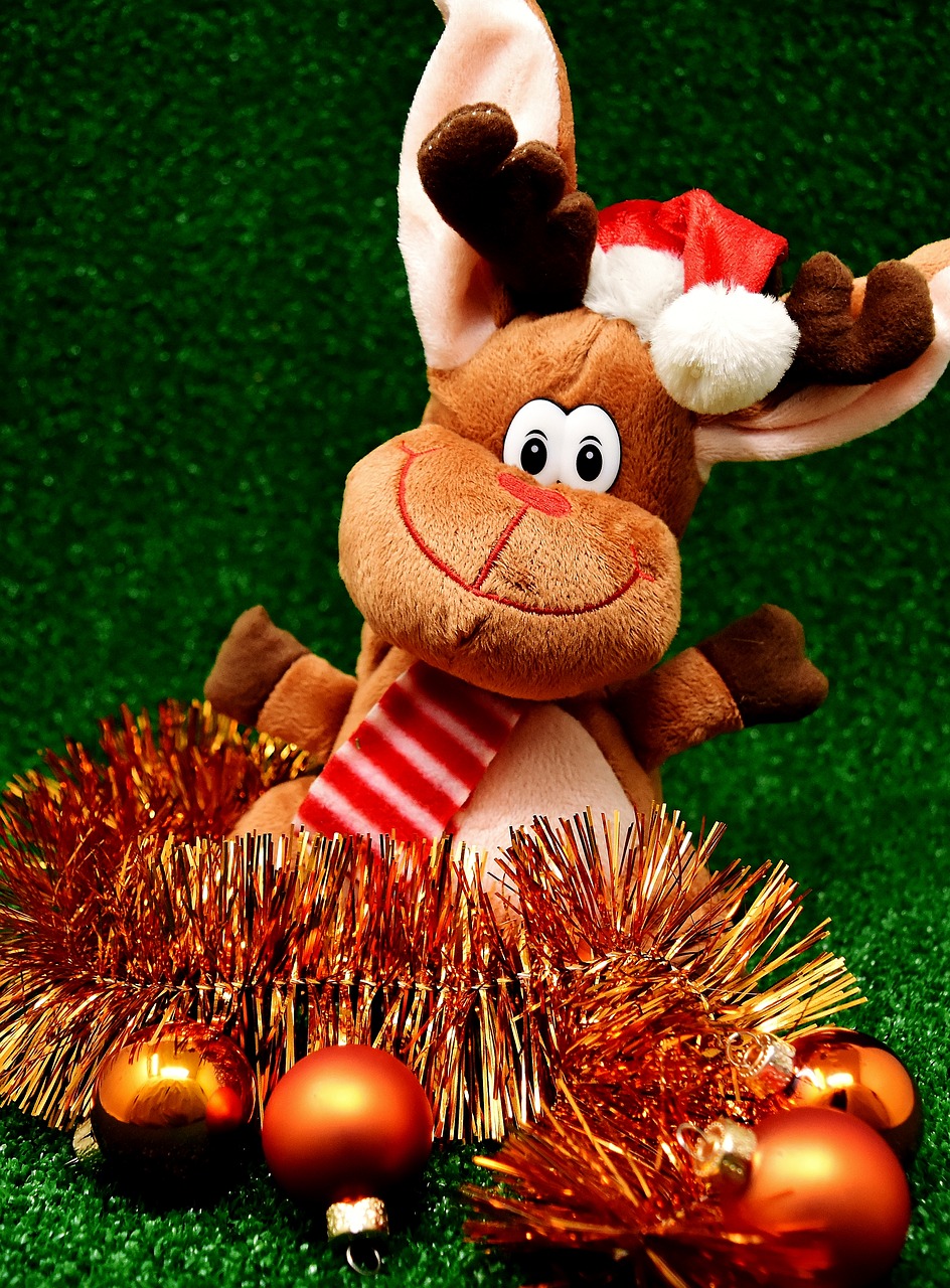 Image - moose christmas christmas motif
