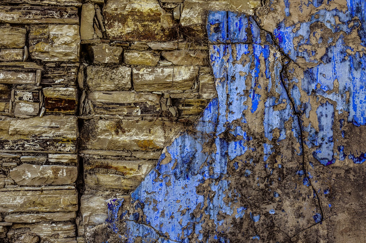 Image - old wall stone rough crack