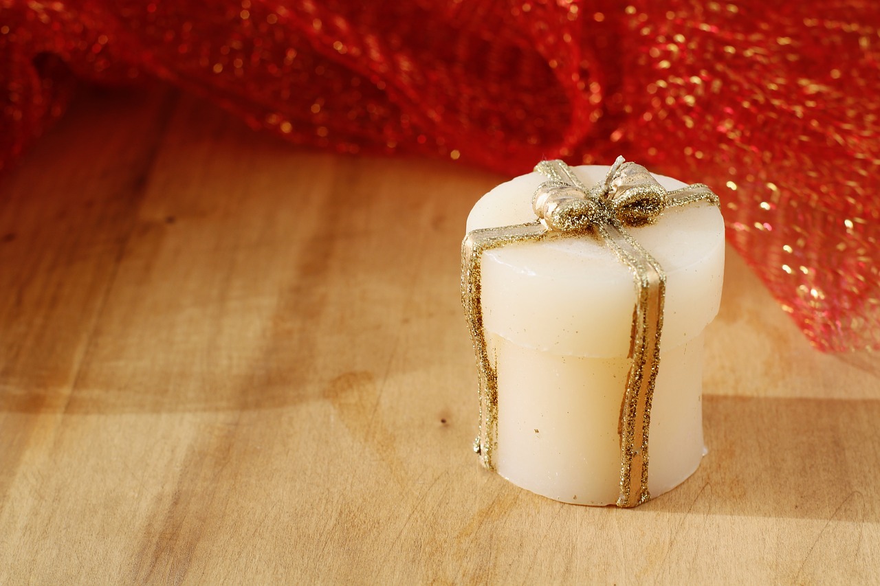 Image - candle christmas gift red candles