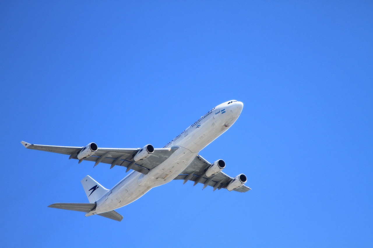 Image - plane aircraft take off sky
