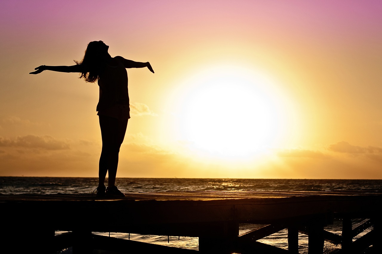 Image - woman girl freedom happy sun