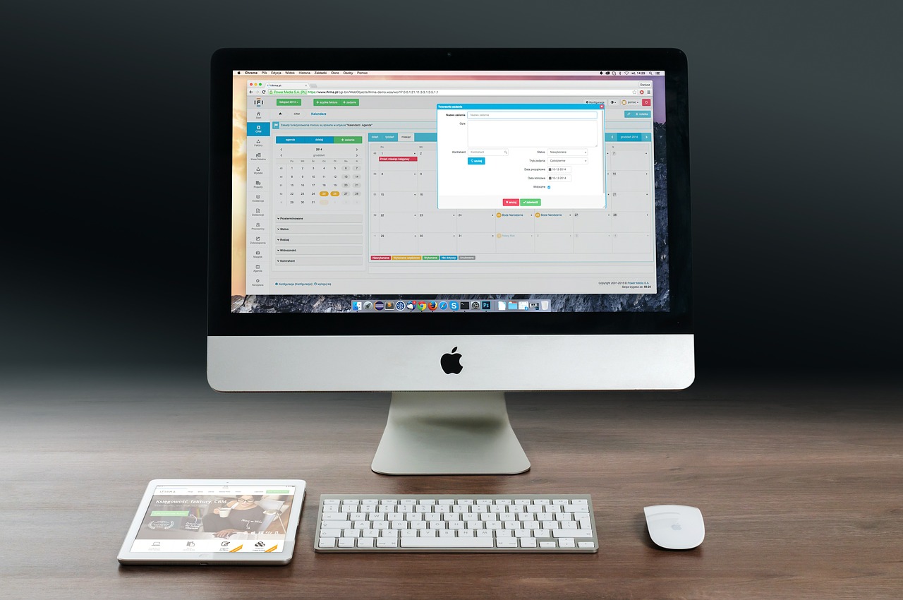 Image - apple imac ipad workplace