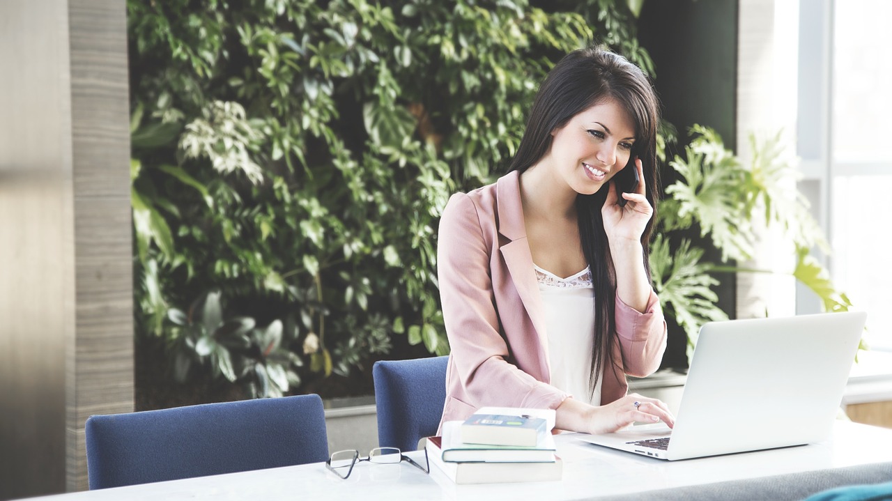 Image - woman working business woman laptop