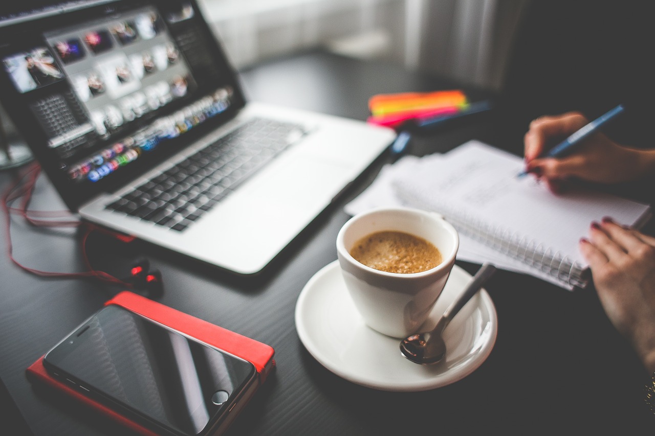 Image - drink coffee work create build