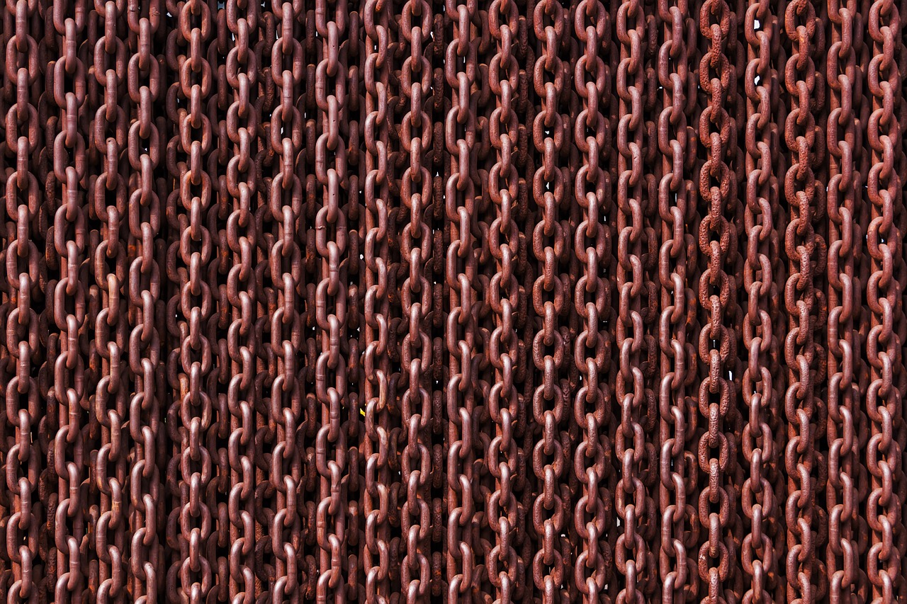 Image - chain rusty links iron metal rust